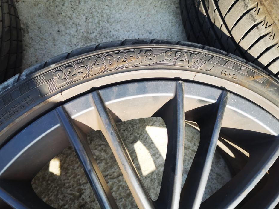 Jante Opel pe 225/40R18 cu tot cu cauciucuri