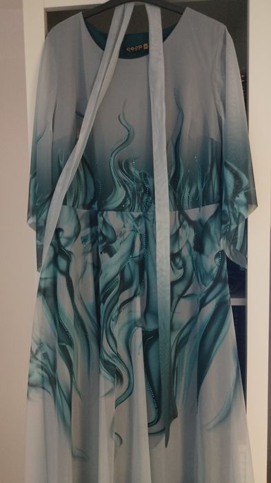 Rochie de seara de dama turcoaz 46