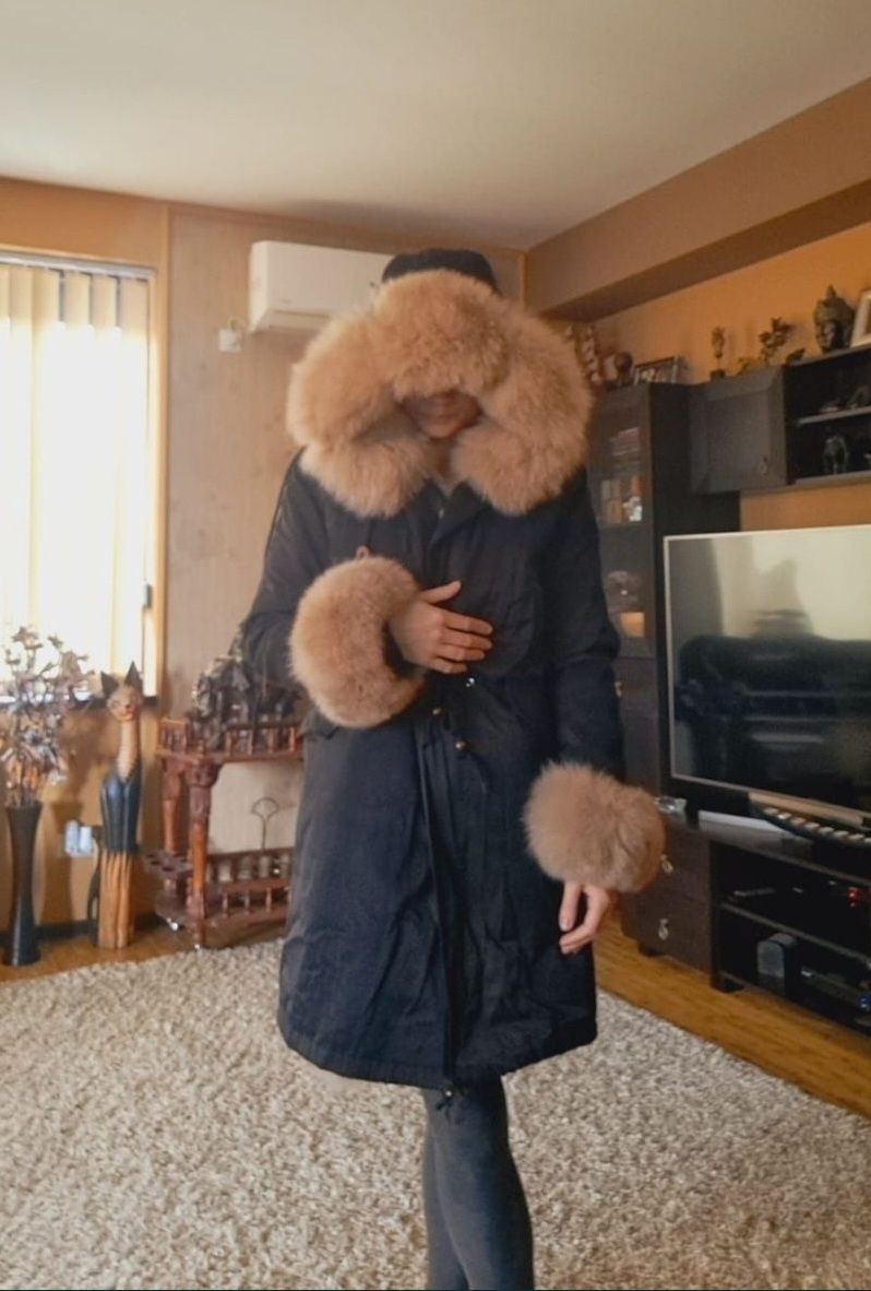 Geaca cu blana Vulpe 38/M