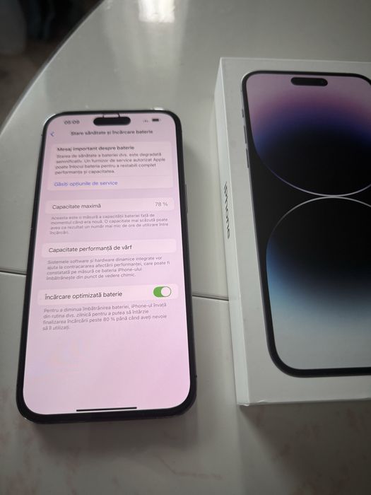 iPhone 14 pro max 256 gb deep purple