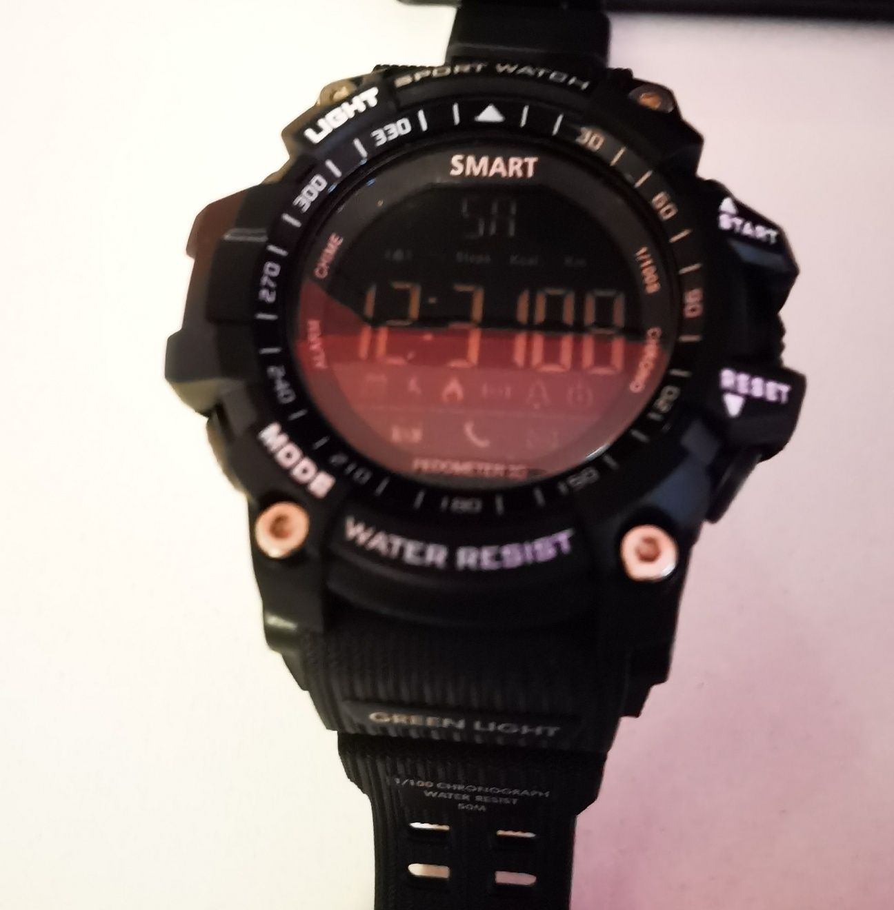 Smartwatch часовник LOKMAT MK16, 1,12 инчов дисплей, водоустойчив IP67