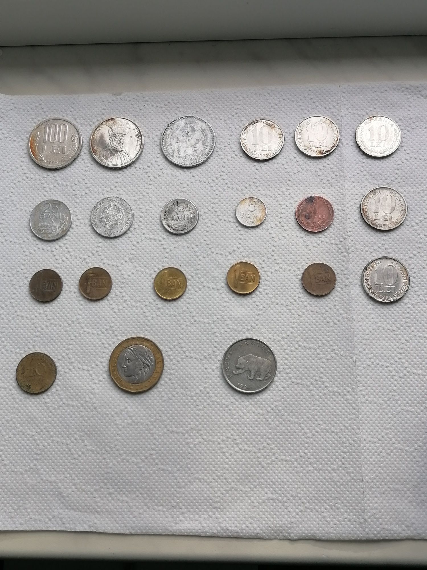 Colecție de monede vechi