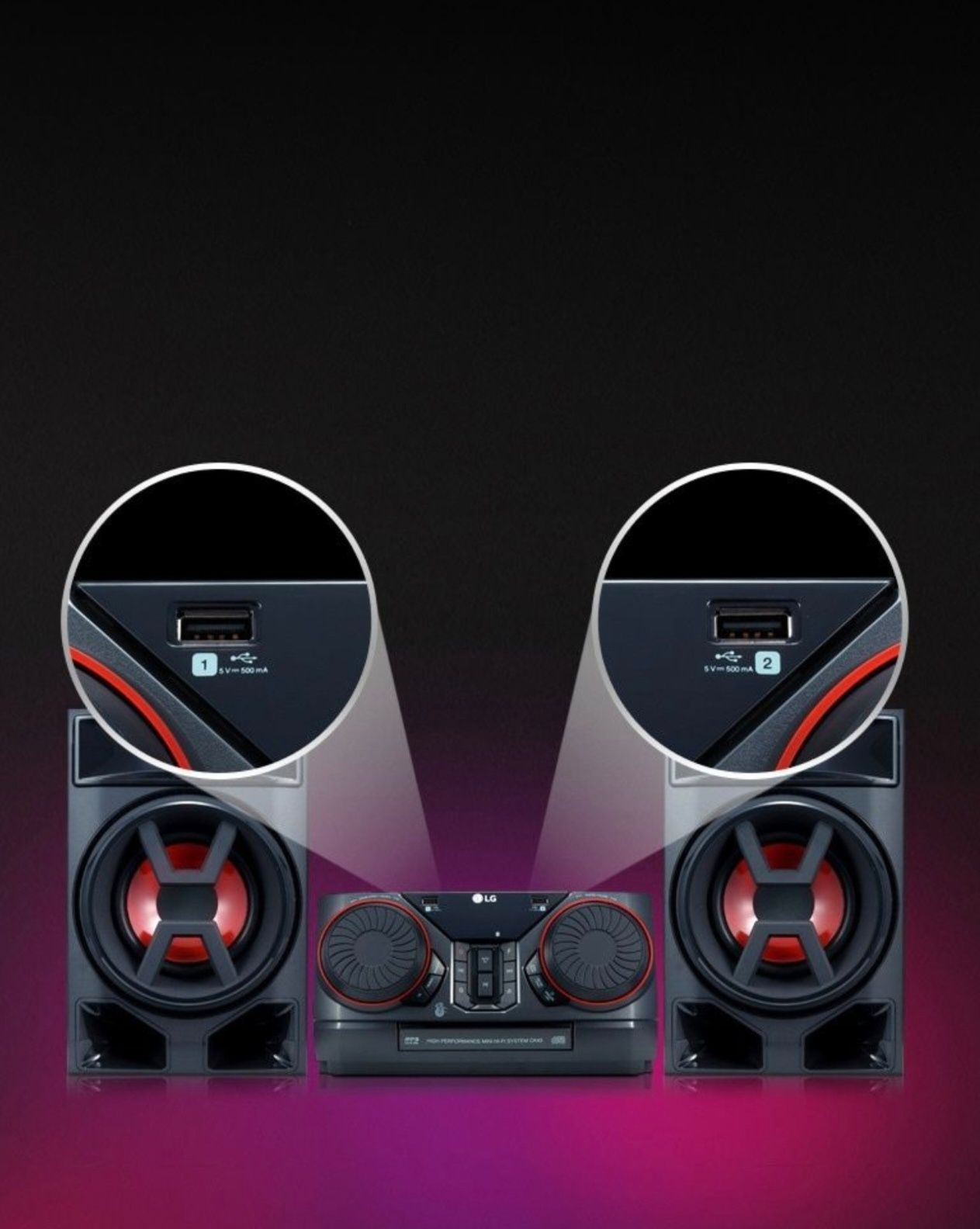 LG XBOOM muzikalniy sentr