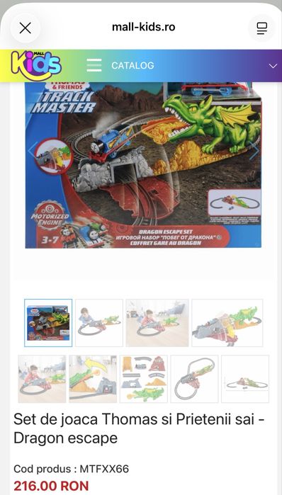Set complet Thomas & Friends Dragon Escape
