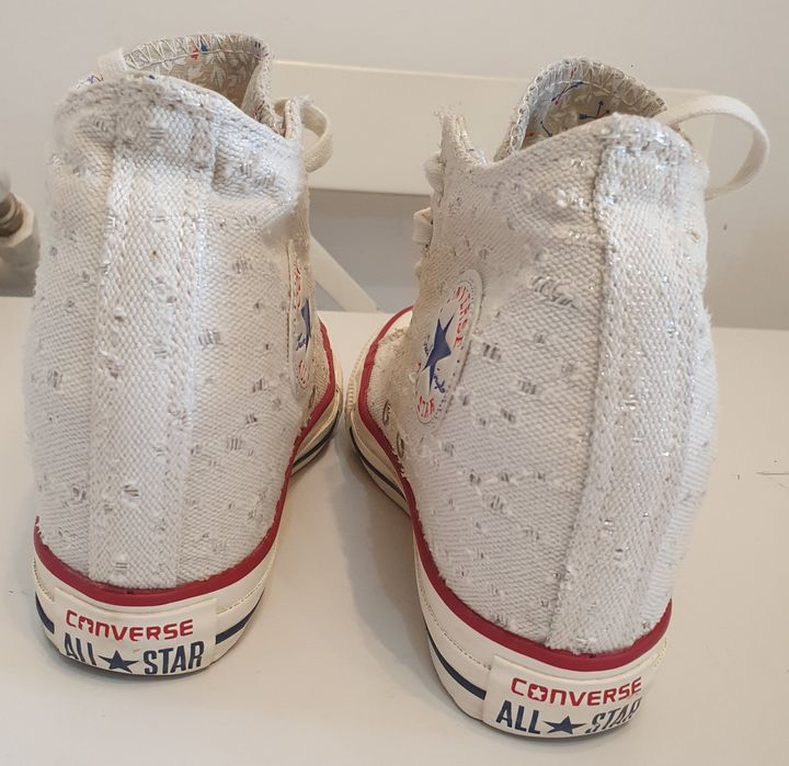 Converse cu platforma mas 37