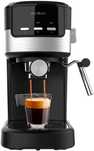 Cecotec 01724 Компактна машина за еспресо Power Espresso 20 Pecan
