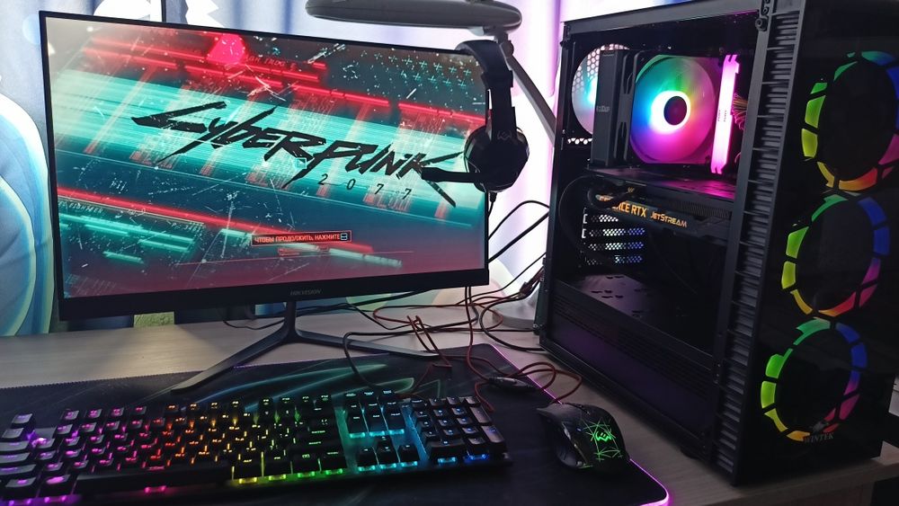 Мощный игровой компьютер RTX 3070 8gb