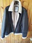 Geaca Springfield Aviator xl cu blana piele ecologică