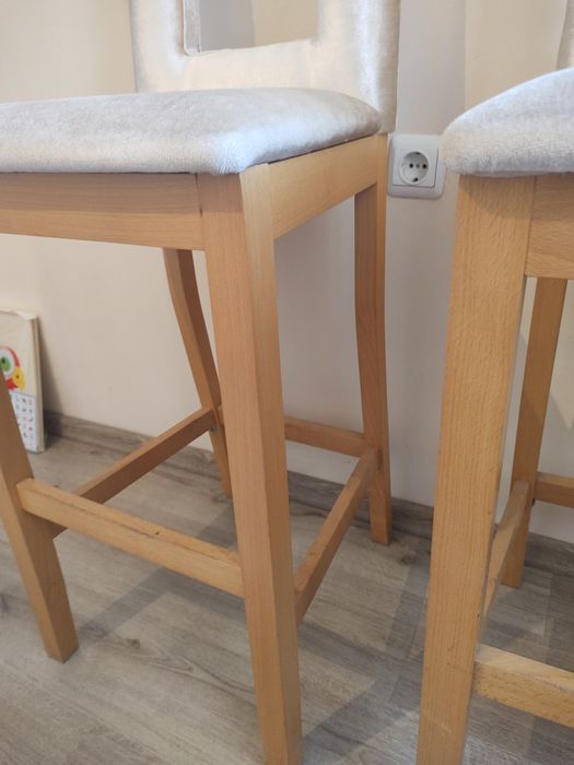 Луксозни бар столове за трапезария - 2 броя