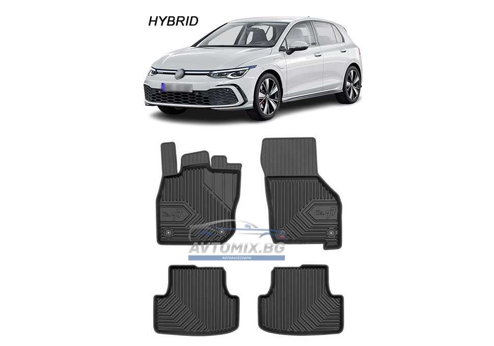 Гумени стелки зa VW Golf 8 Hybrid след 2020 г., Модел No.77