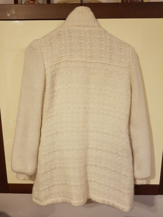 Palton dama crem / unt Zara