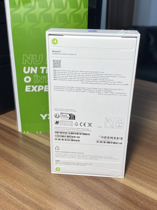 iPhone 17 • 256 GB • Mist Blue