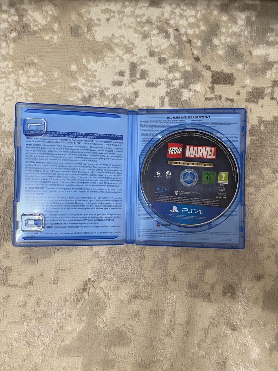 Диск на PlayStation 4, Lego Marvel 7+