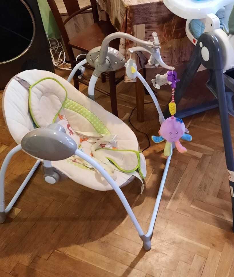 Електрическа люлка Baby swing  капучино