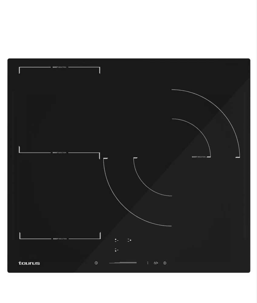 Индукционен котлон Taurus с 3 зони за готвене,