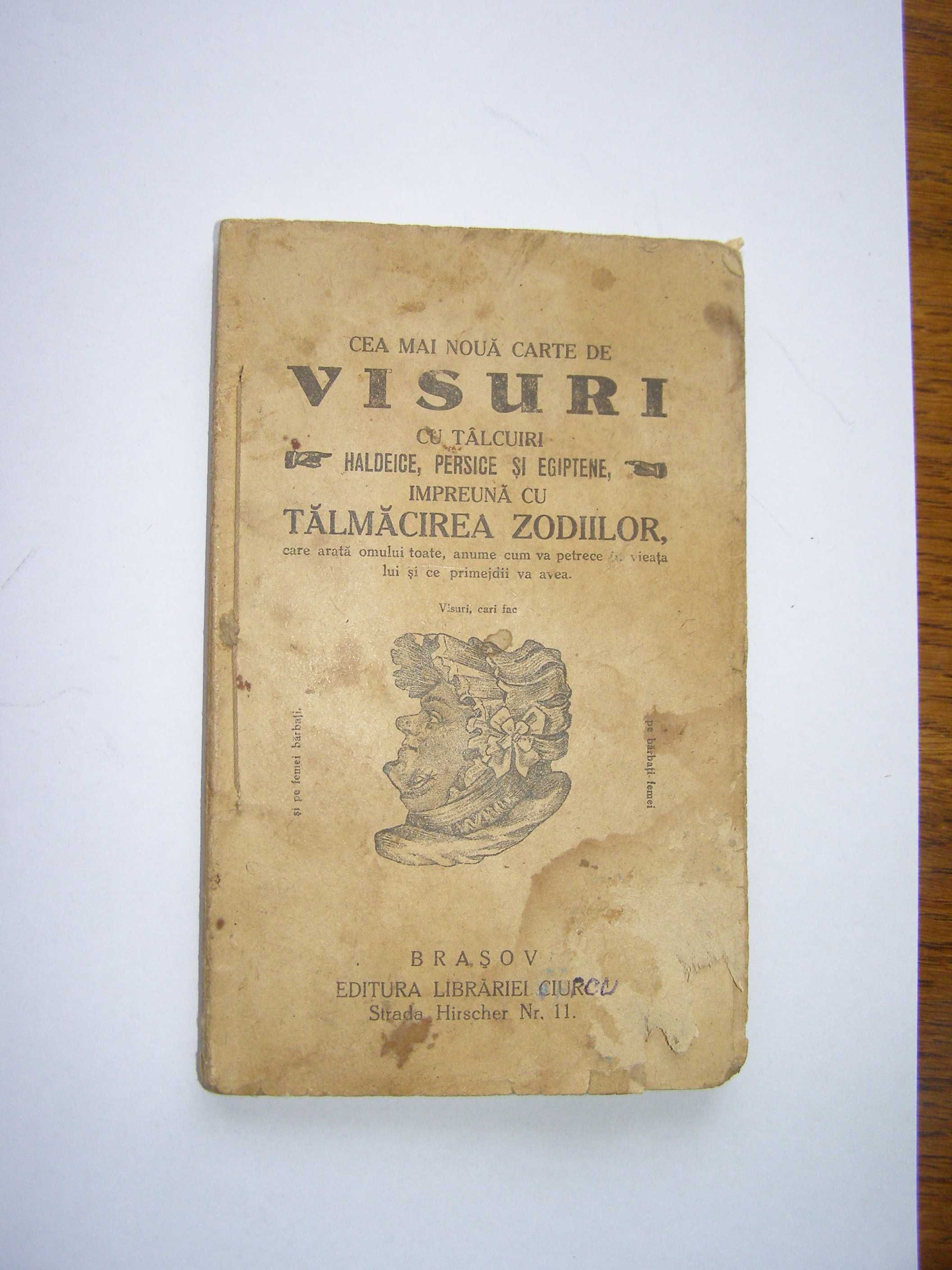 Visuri cu talcuiri , Ed. Ciurcu , Brasov ,1923