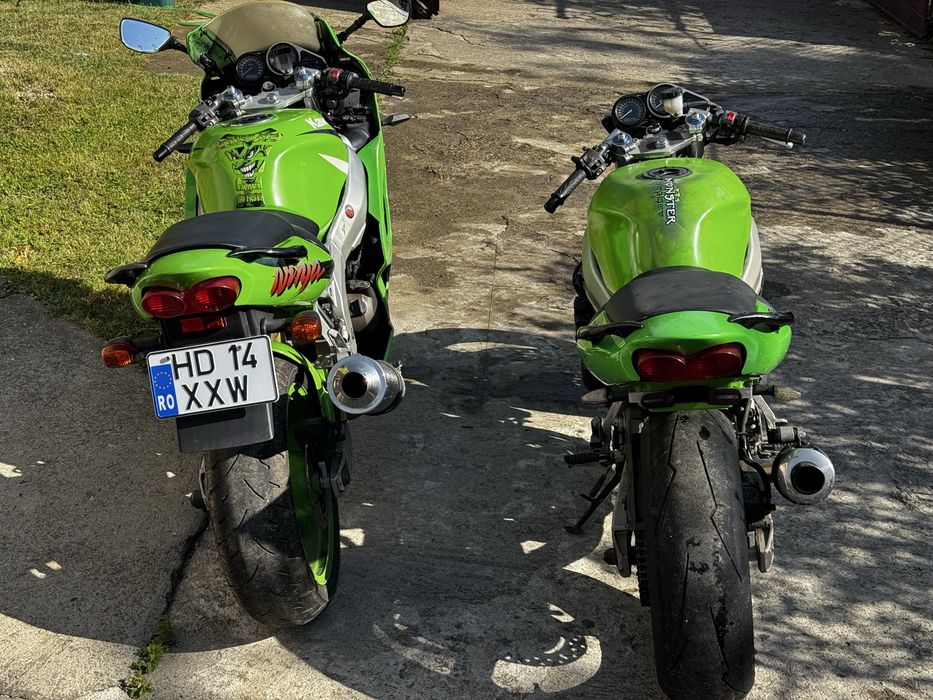 2 Kawasaki Ninja ZX-6R ~ 110 Cp ~ 600 cmc ~ An 2000 ~ Pachet
