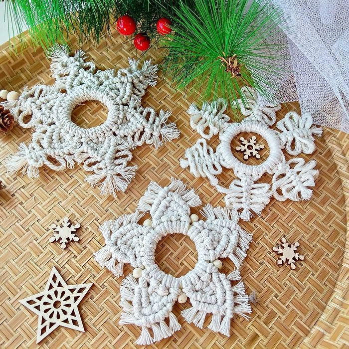 Елочные игрушки ручной работы