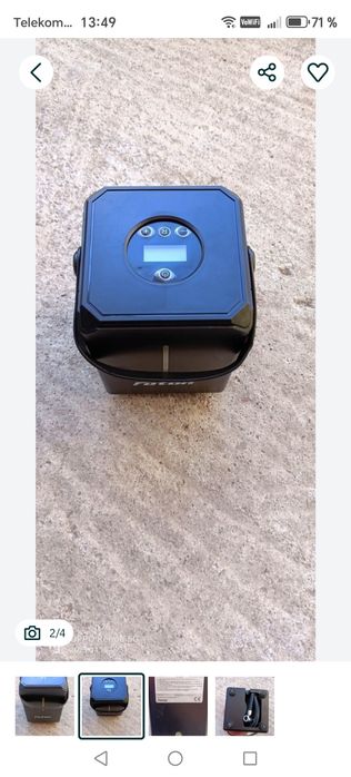 Compresor auto moto bicicleta 2in1 12v și pe acumulator