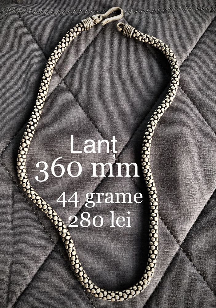 Bratara argint unicat 22 grame lanț masiv