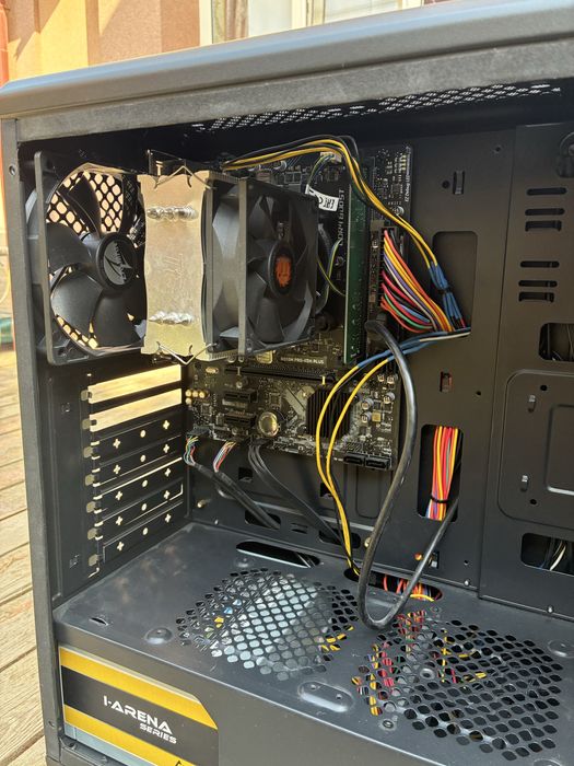 Motherboard MSI H310M Pro-VDH Plus+ i3-9100F+ Zalman S2+ Блок Питания