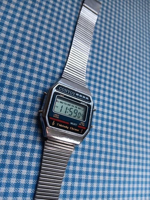 Ceas de mana Convoy, Vechi de colecție, anii 80-90 perfect functional!