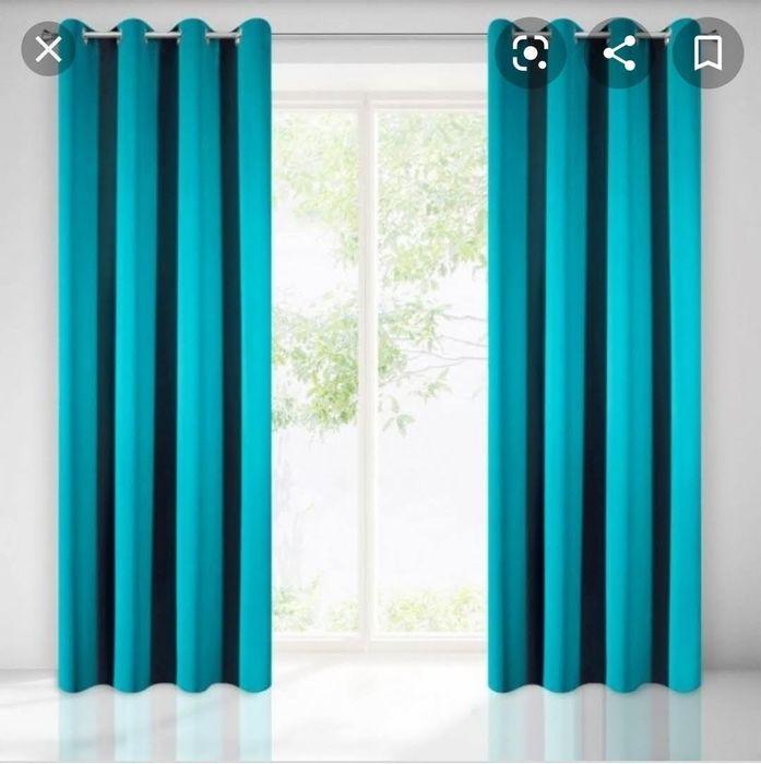 Draperie turcoaz de calitate
