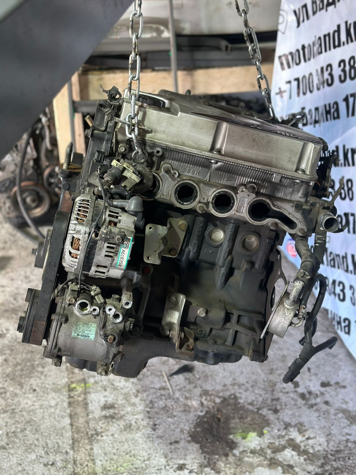 Двигатель 4g69 2.4 Митсубиси аутлендер  галант