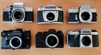 Lot aparate foto film Zenit Minolta Canon Revue Pentacon Exa