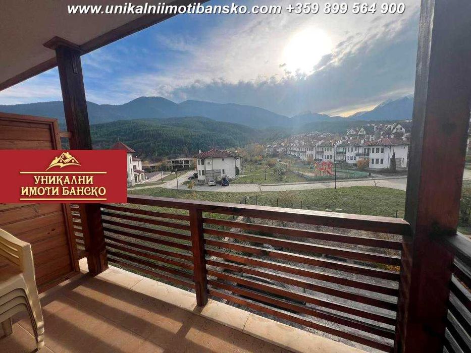 Гледка към планината! Двустаен апартамент за продажба в Банско
