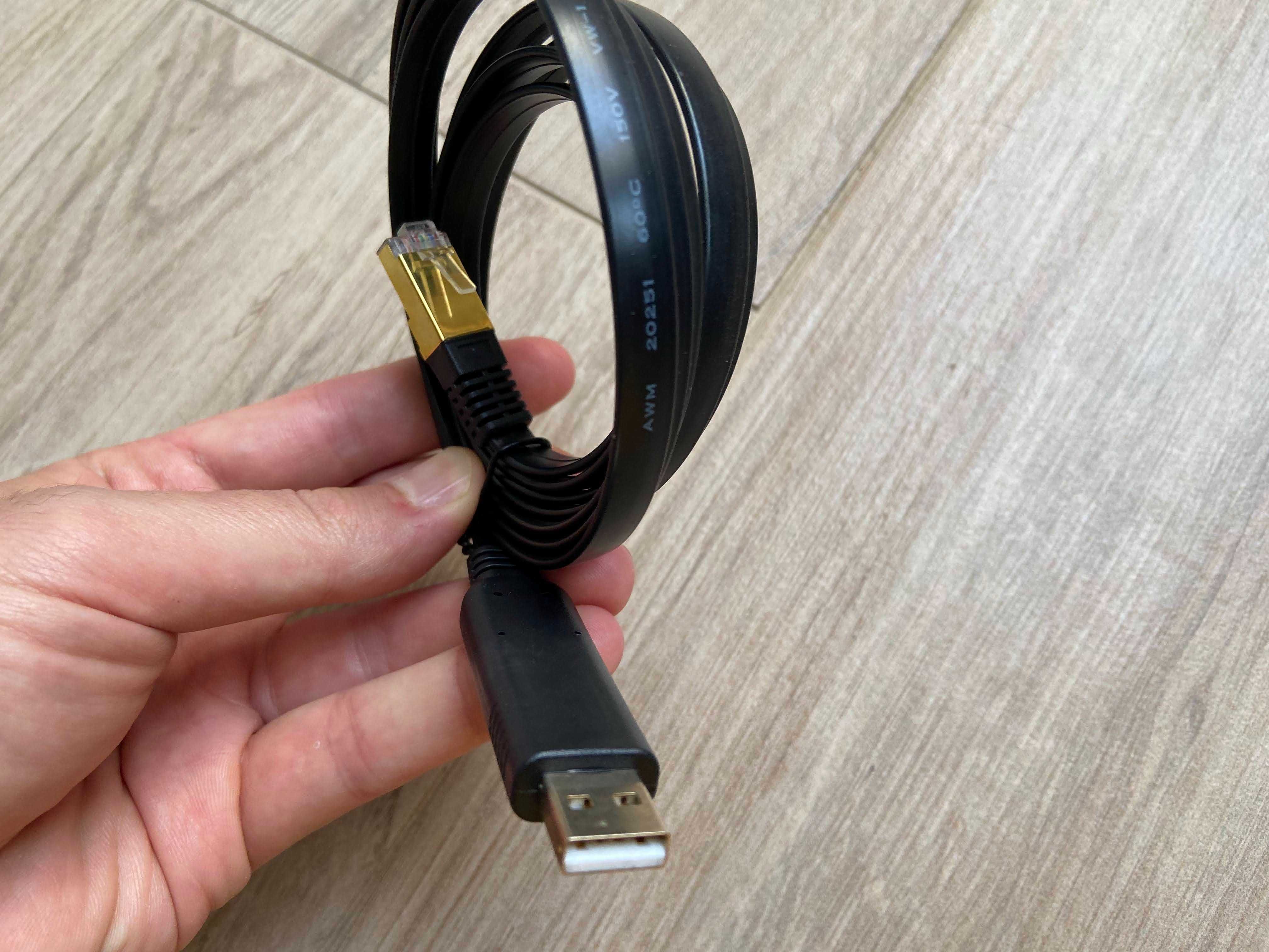 USB към RS232 конзолен кабел Cisco HP Huawei суич console RJ45