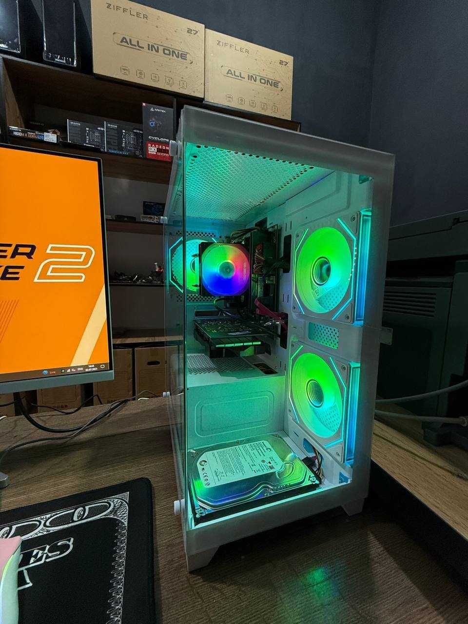 GAME Kompyuter,o'yin kompyuter DDR4 INTEL Core13 va GTX1050ti 4GB