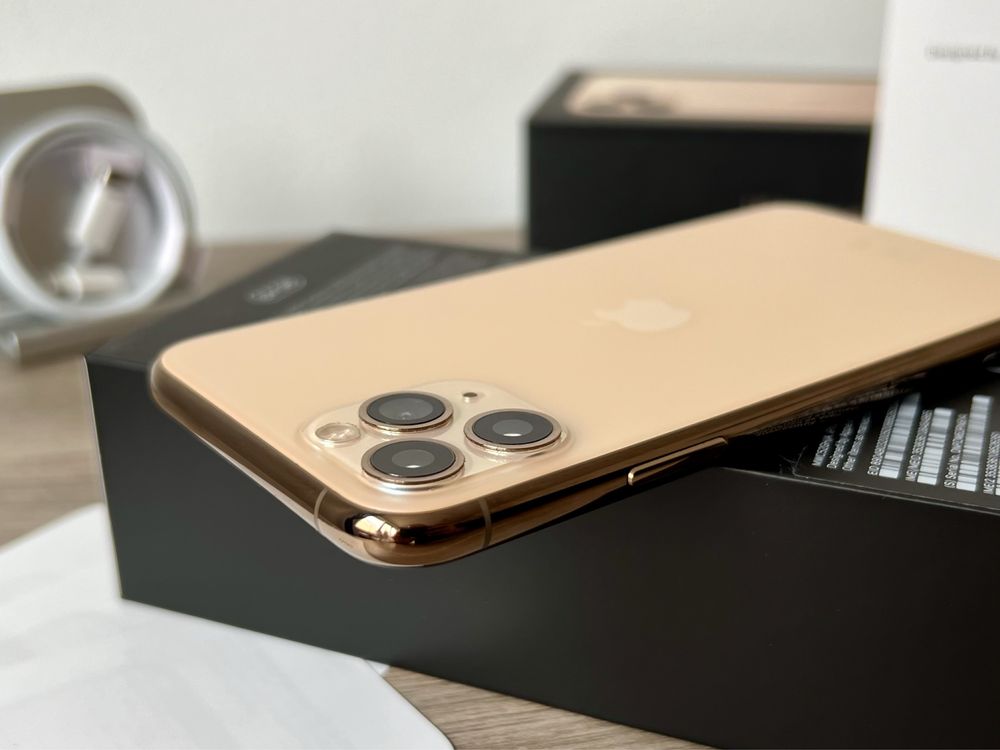 iPhone 11 PRO, 64GB, GOLD, КАТО НОВ, 100% батерия, ГАРАНЦИЯ!