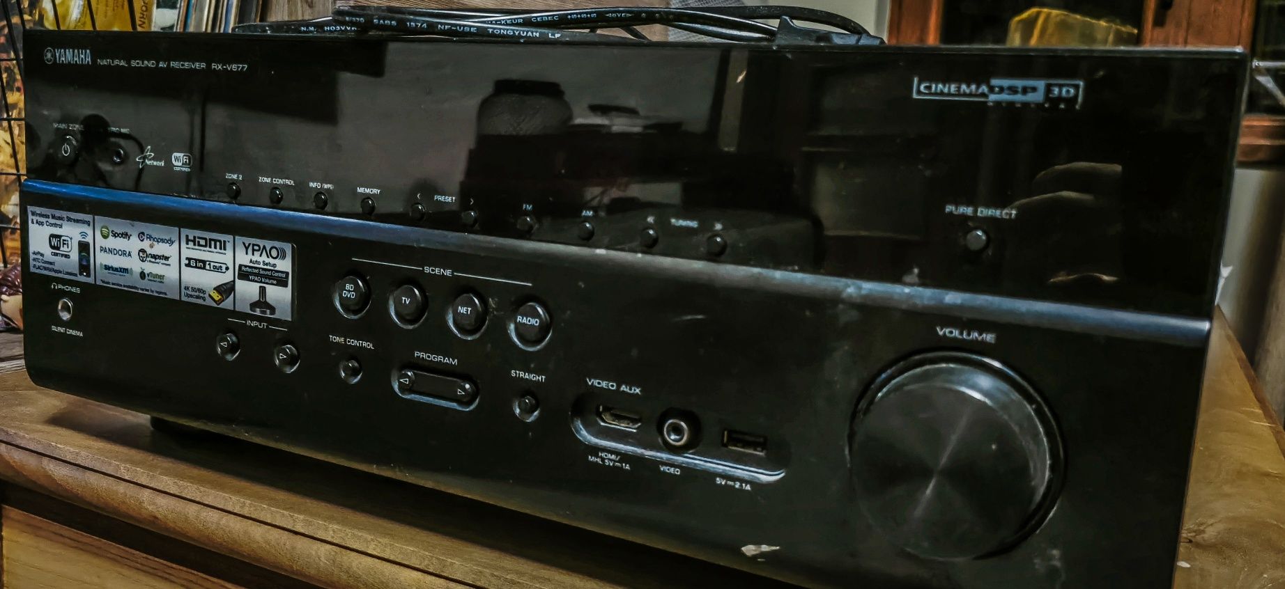 Тонколони Jamo s626, subwoofer Jamo sub 360, ресийвър Yamaha RX V-677