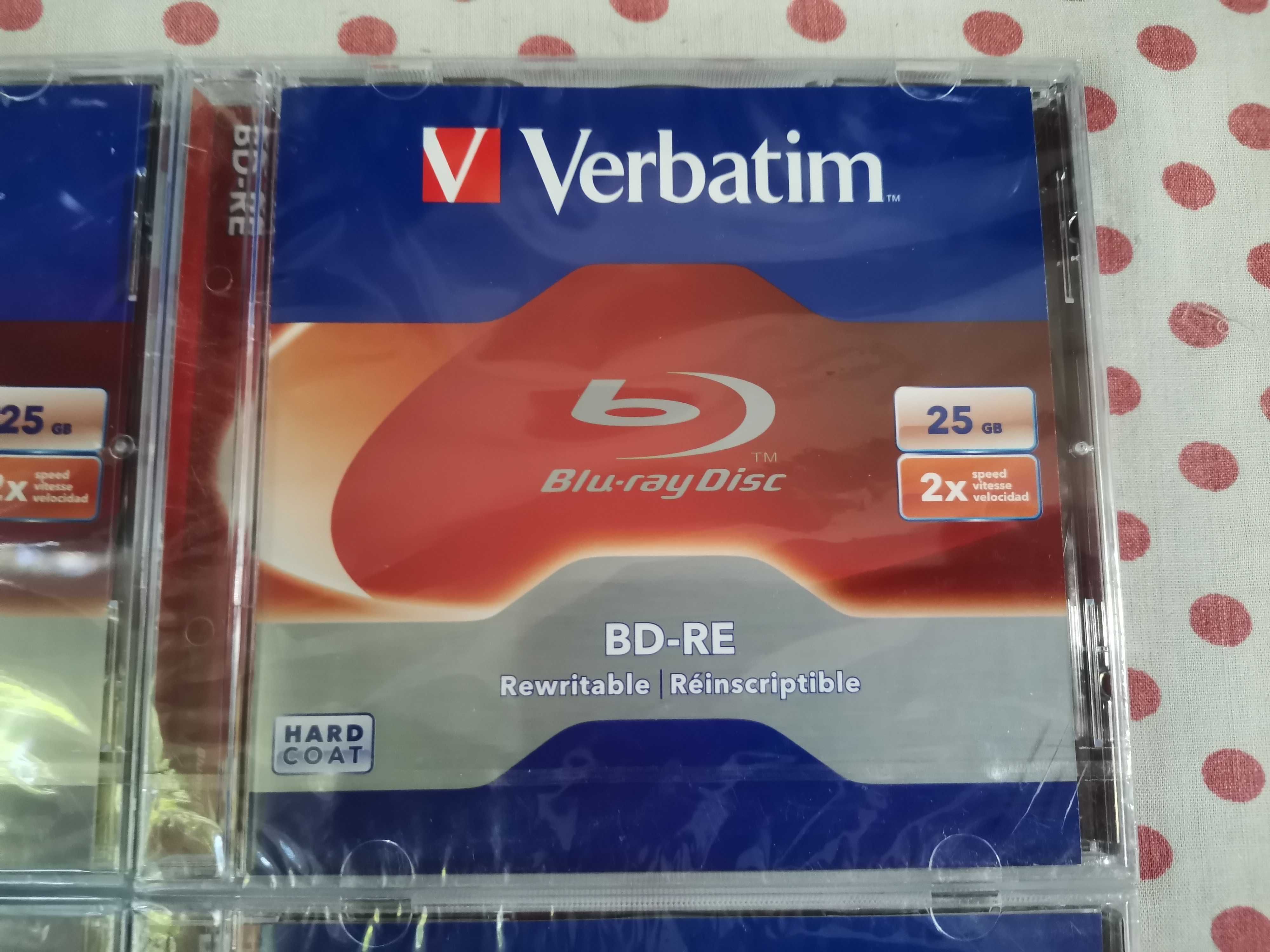 Disc Blu-Ray BD-RE Single Layer Verbatim, viteza 2x, 25GB.
