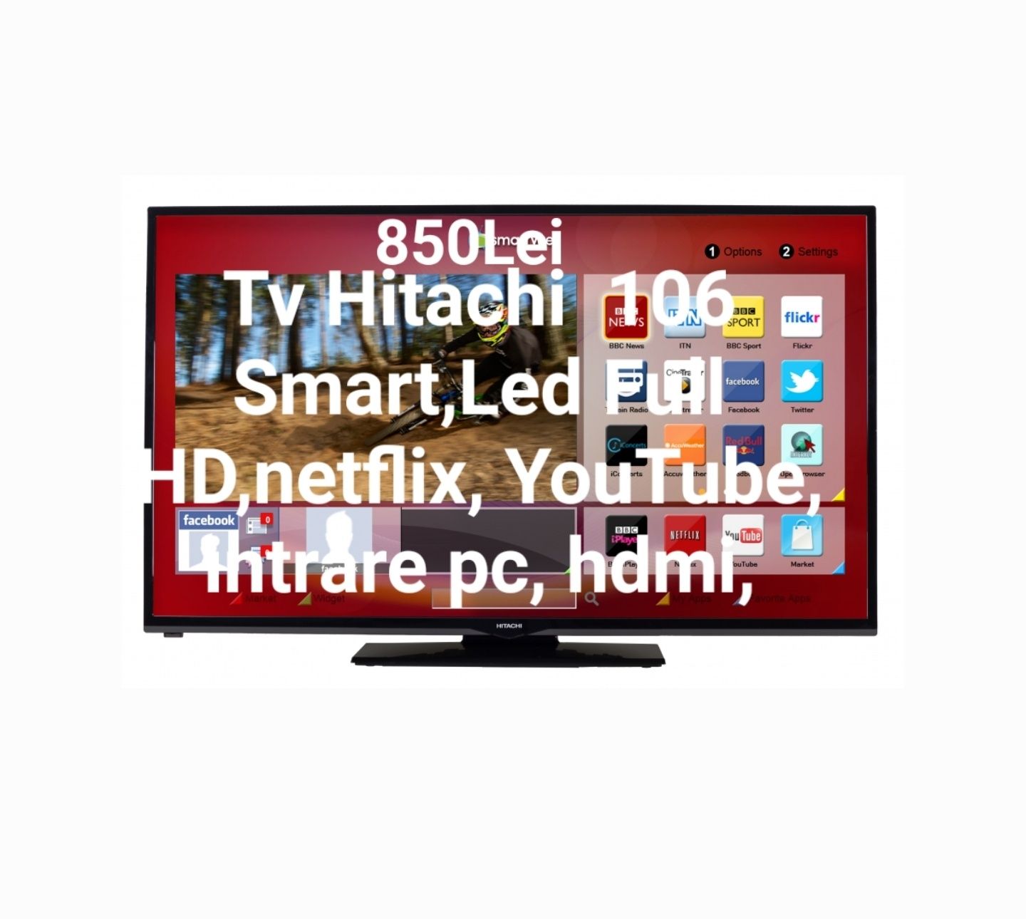 Televizor Philips LED Full HD 32 inch 81cm cm, 100HZ,Suporta stick usb