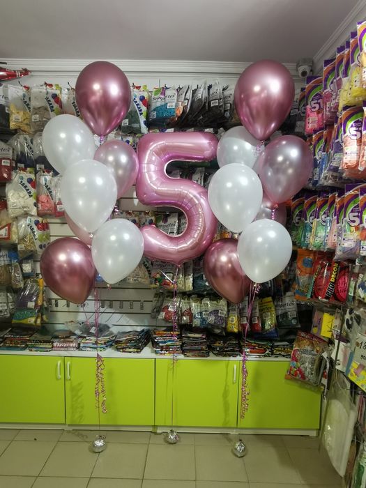 Гелиевые шары от 550тг. Доставка гелиевых шаров.