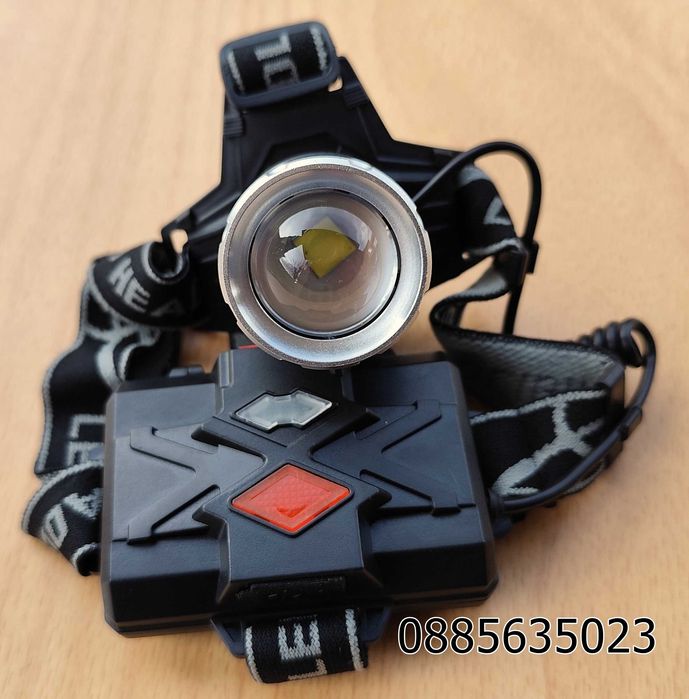 Мощен челник CREE XHP 90.3 / 3 батерии и USB - Type C /