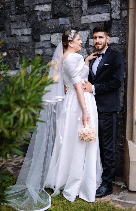 Vand rochie de mireasa + voal