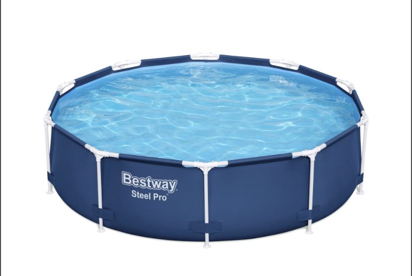 Piscina cu cadru metalic Bestway, Ø 305 cm, H 76 cm, capacitate 4.7 m³