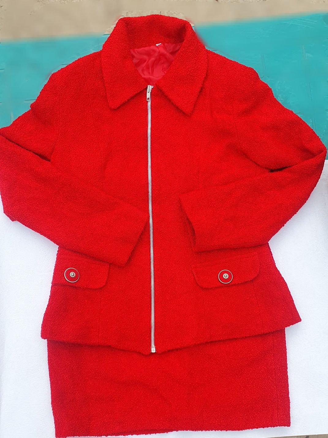 Costum lână gros