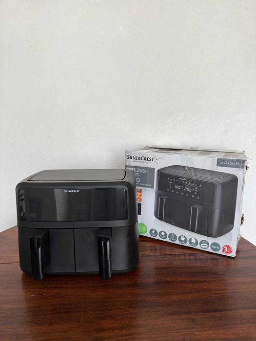 двоен Air Fryer Silver Crest