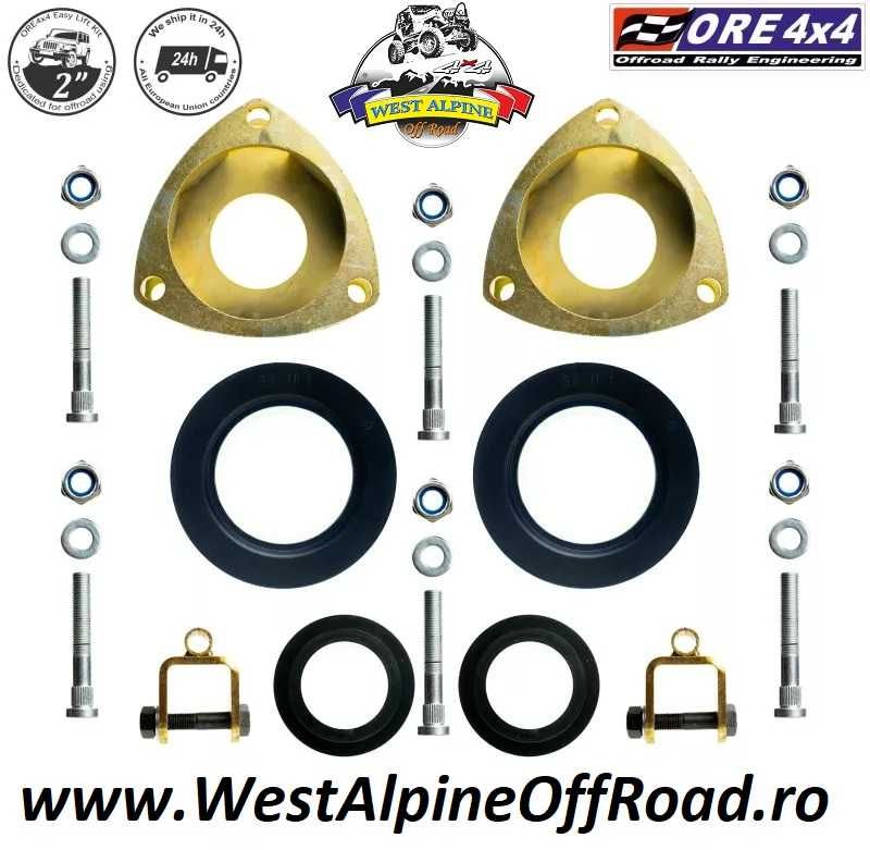 Kit de inaltare suspensie bucse Suzuki Grand Vitara 2 2005-2014 + 4 cm