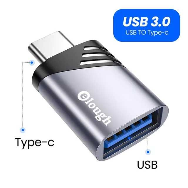 Адаптер Elough OTG  USB C 3,0 на Type C