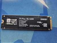SSD  Gen 4 Crucial P3 Plus 2Tb PCI Express 4.0 x4 M.2 2280