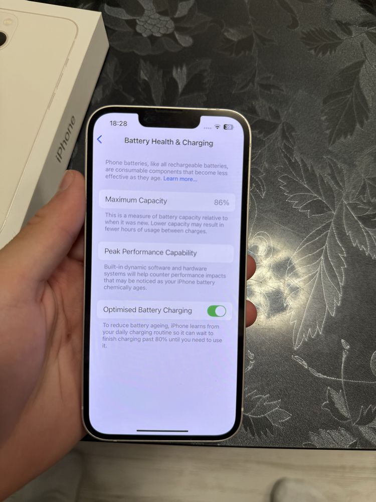 Iphone 13 white 128gb