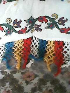 Stergar mare colectie,220/45cm,bordura ciucuri tricolor