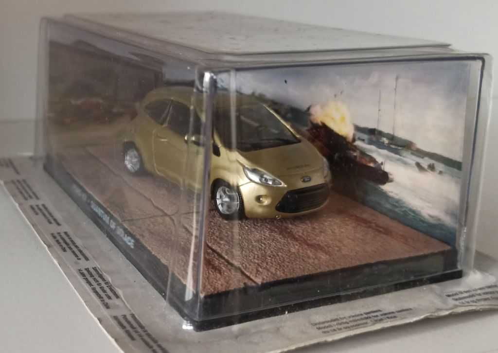 Macheta Ford Ka 2008 diorama James Bond 007 - Altaya 1/43