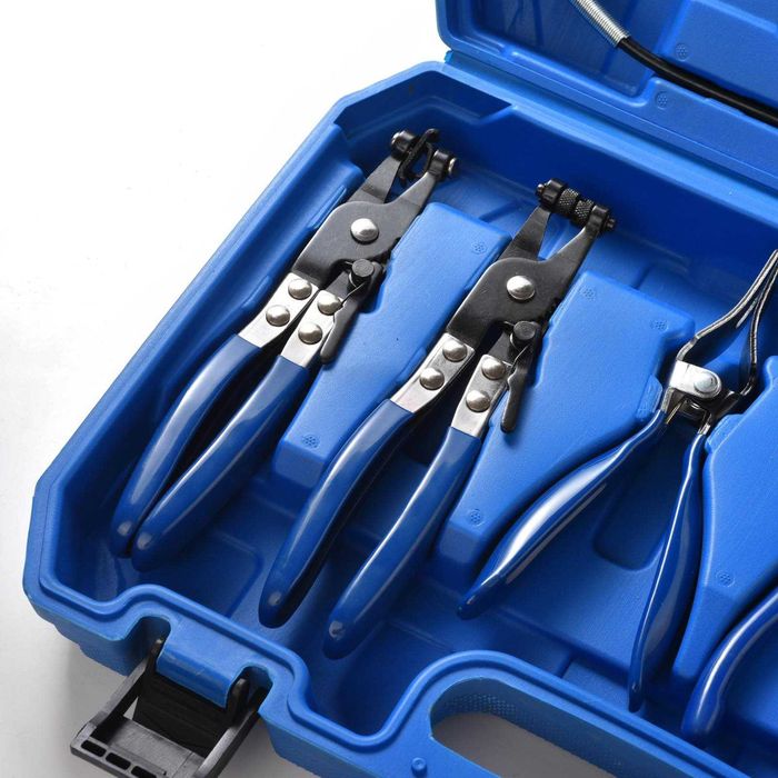 Комплект клещи за скоби за водни съединения 9 части HAWEK