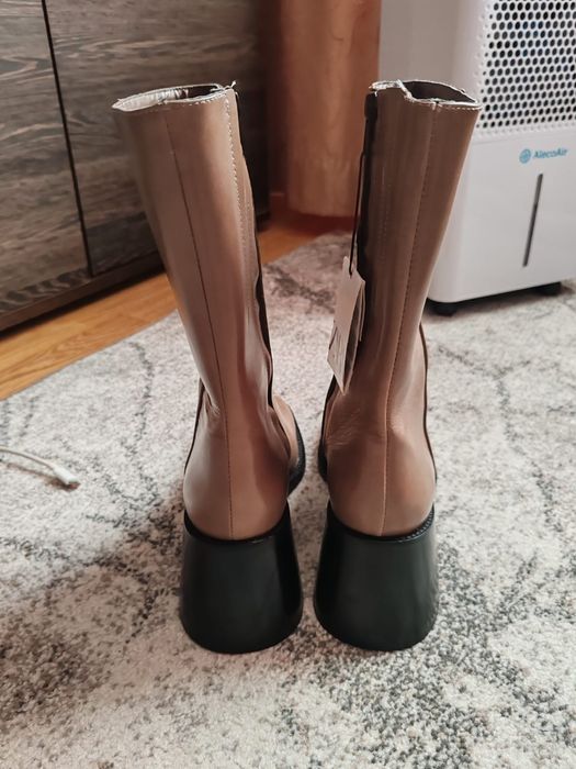 Cizme Piele Naturală Zara Dama Mărimea 38